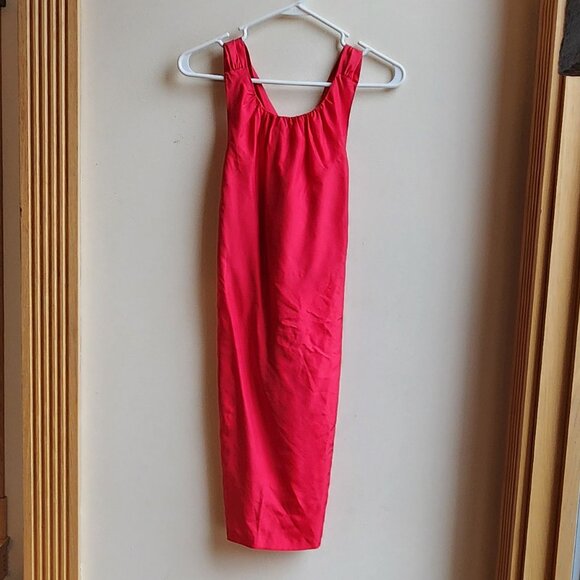 Banana Republic Fuchsia Criss Cross Back Sleeveless Shift Dress Size XS - Picture 6 of 16